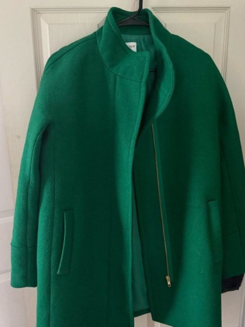 Emerald Green Wool Blend Coat